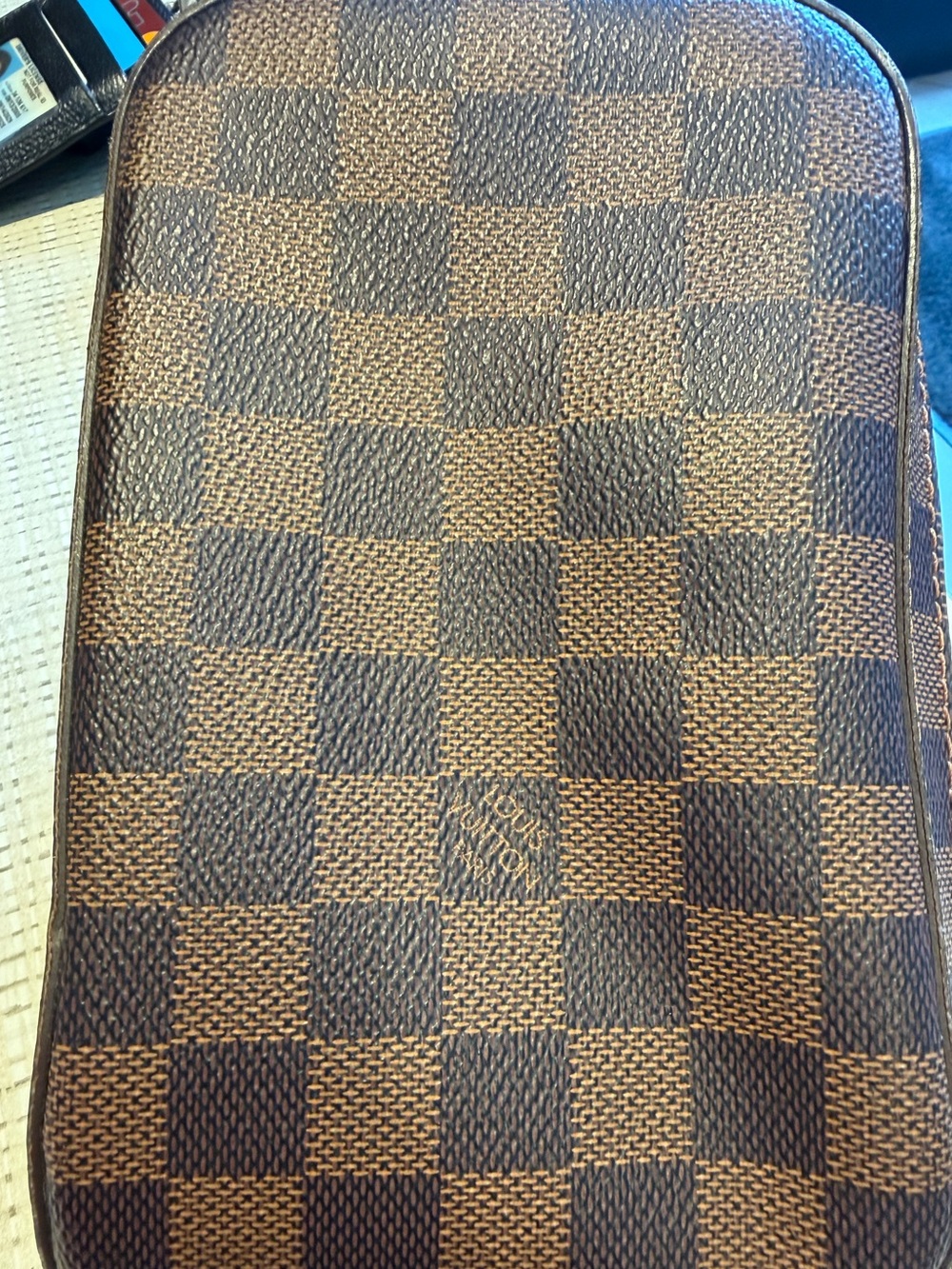24HRS‼️Louis Vuitton Damier Ebene Geronimo Sling Bag *EXCELLENT CONDITION* - Picture 12 of 15